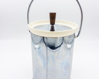 Mid Century Kromex Tall Ice Bucket Super Clean