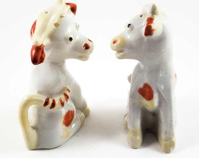 Sweet Cow Salt and Pepper Shakers