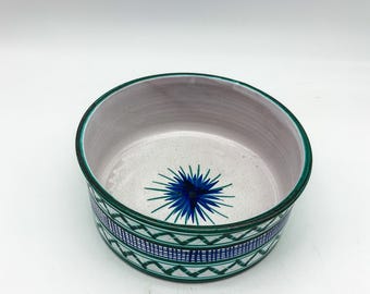 Gorgeous Artist signed Ceramic Fruit/Salad Bowl