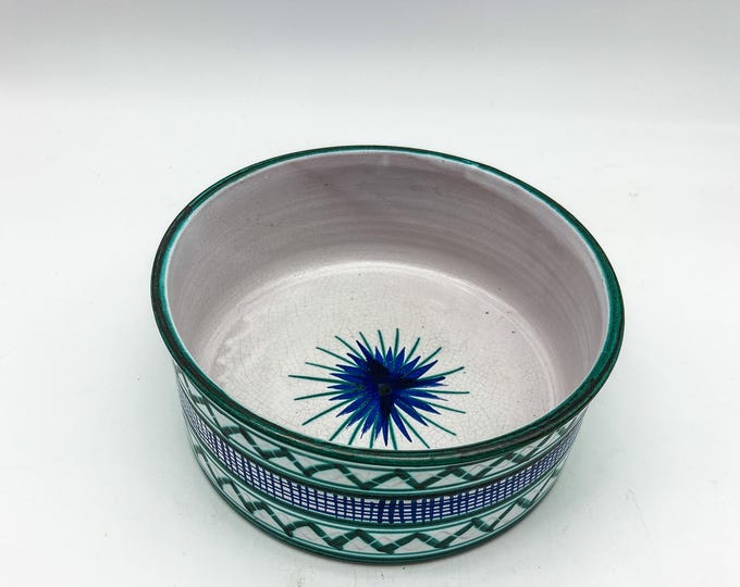 Gorgeous Artist signed Ceramic Fruit/Salad Bowl