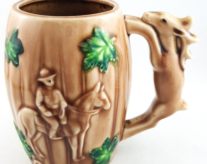 Ceramic Glazed Canada Mountie Mug