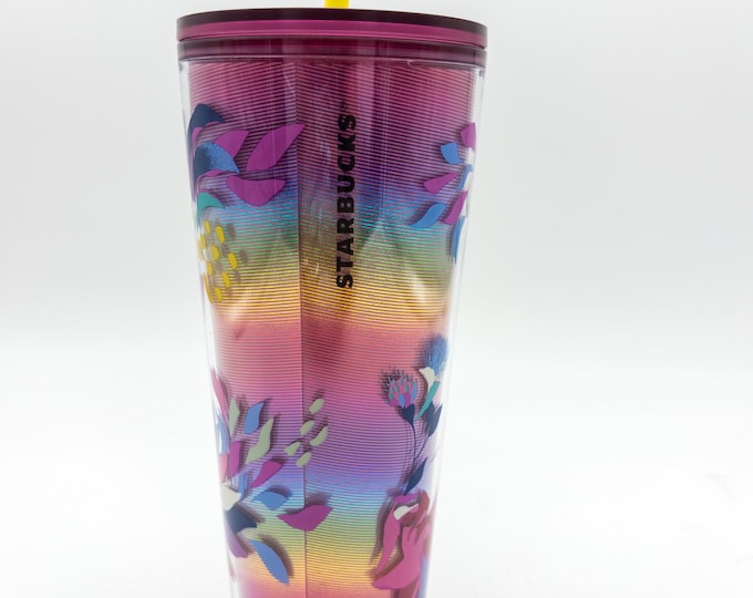 Starbucks Summer 2023 Pink Floral Mothers Day 24oz Cold Cup