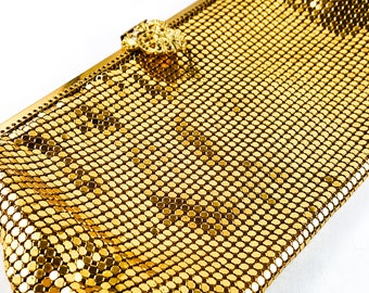 Vintage 1950's Gold MESH evening Bag