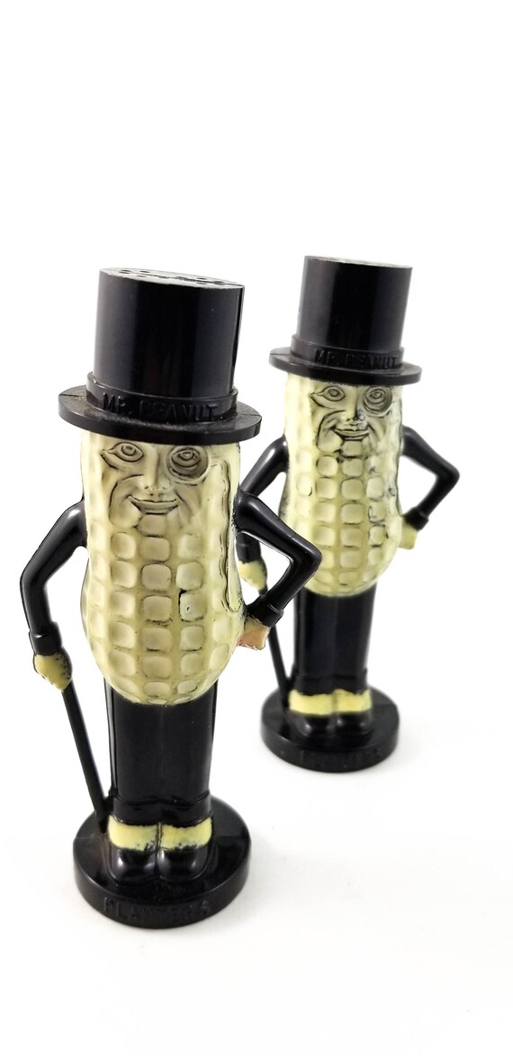 Mr. Peanut Plastic Salt and Pepper Shakers - Etsy