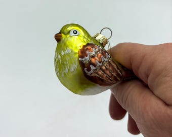 Lovely little Glittery Bird Ornament
