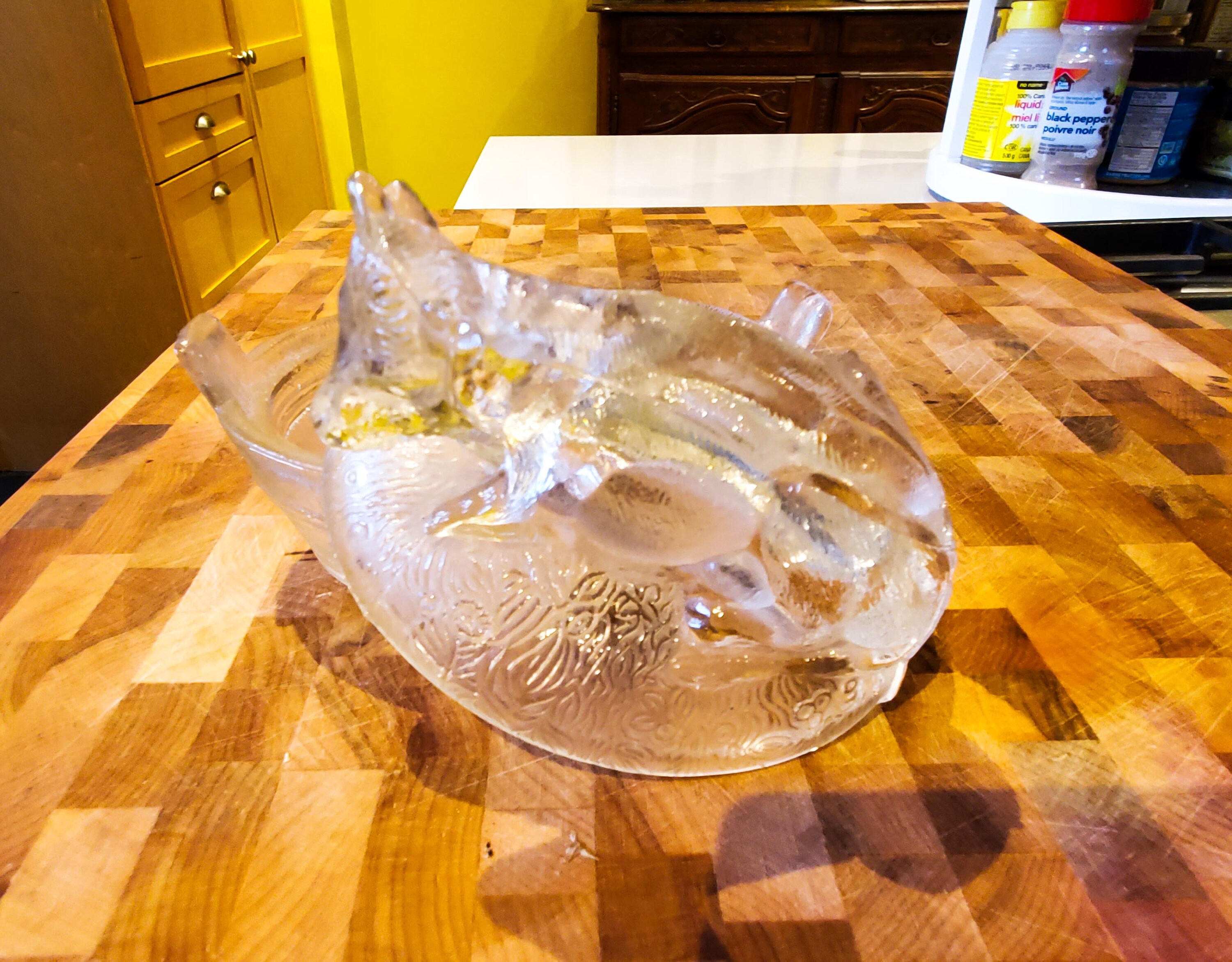 Super Cute Glass Cow Butter Dish