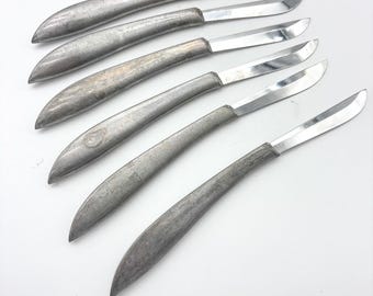 Hakusui Inami Steak Knives, Set of 6, with storage box and cotton sleeves