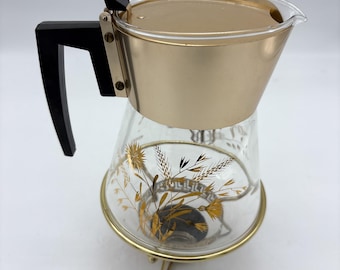 Mid Century Coffee Carafe and Warmer