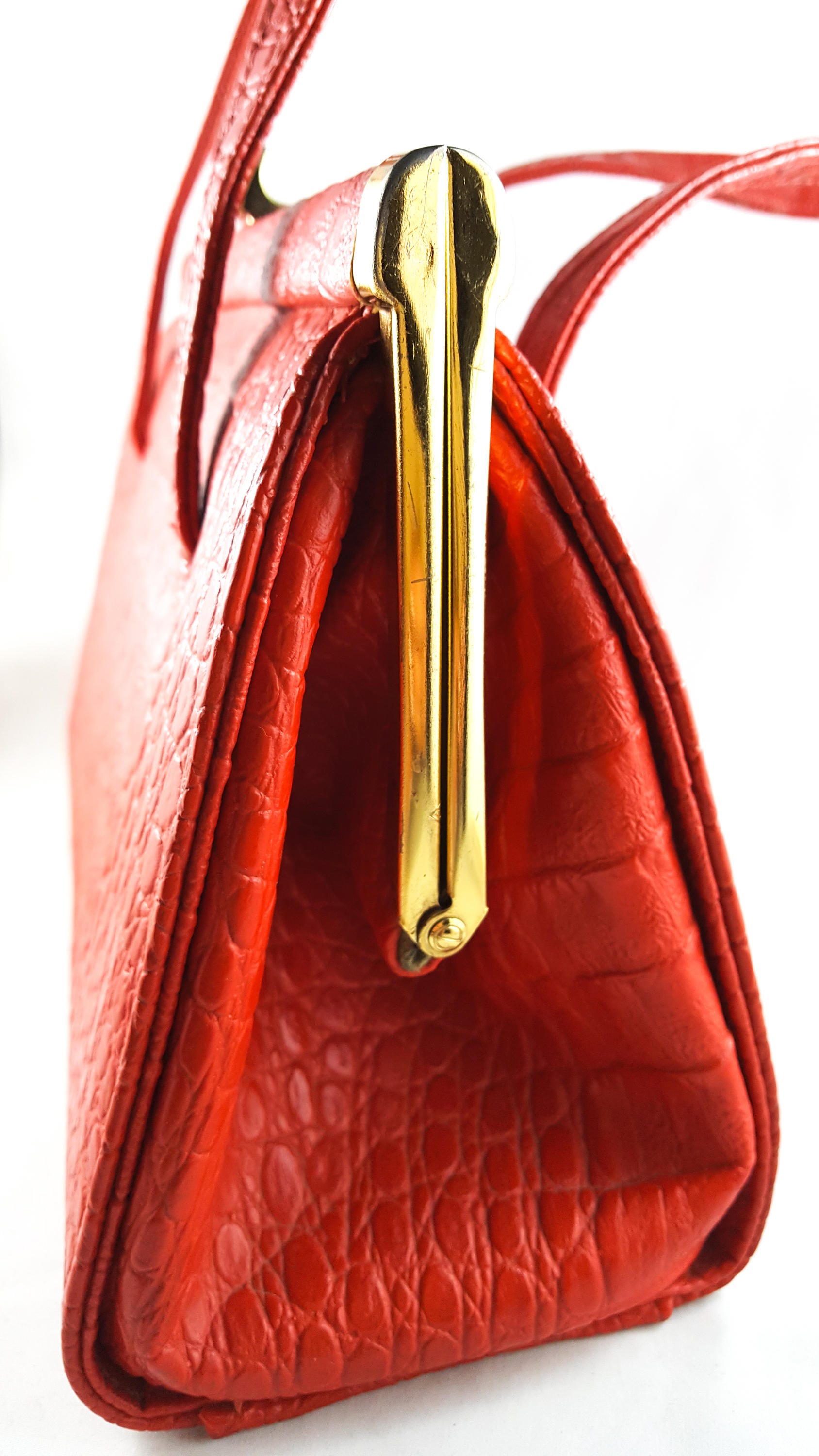 1960's Vintage My Lady Leather Lined Handbag