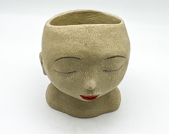 Vintage Medea Cachepot Bibi, a character inspired resin planter from Rituali Domestici