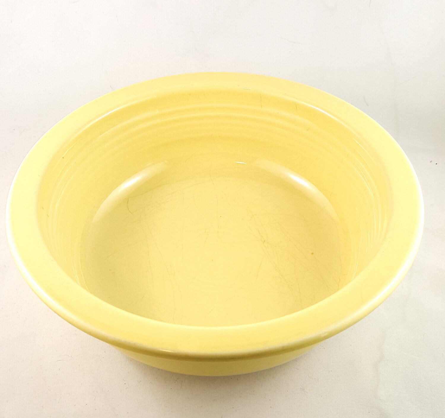 Large Yellow Fiesta Serving Bowl