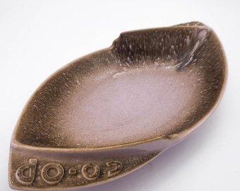 Gorgeous Purple Advertising Dish from CO-OP Feed Store, Beauceware Fruit Bowl