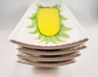 Country Kitchen Set of 4 Ear of Corn Trays