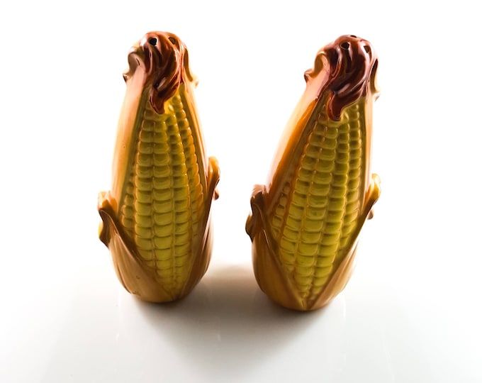 Vintage Ear of Corn Salt and Pepper Shakers