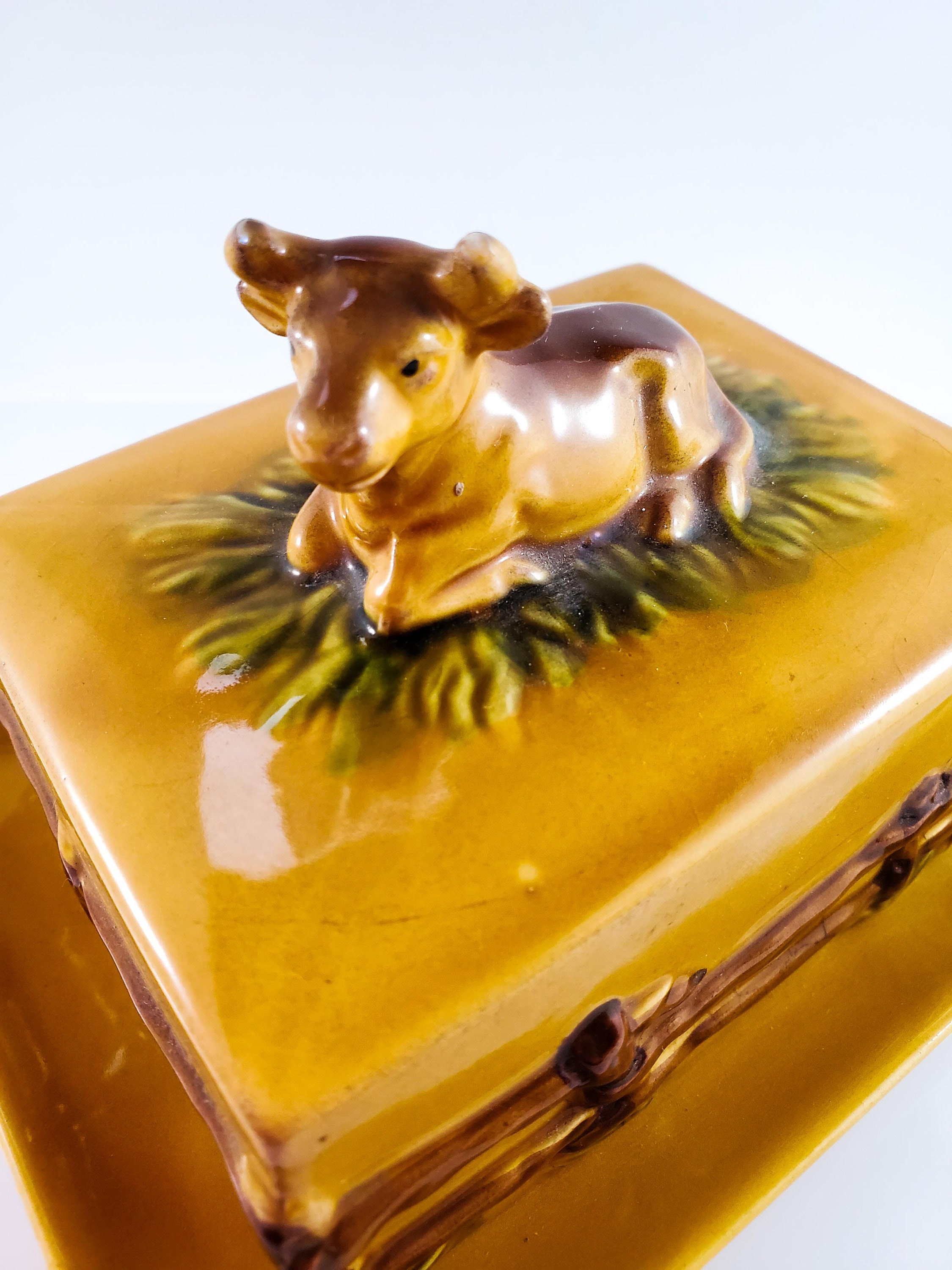 Super Cute Cow Butter Dish