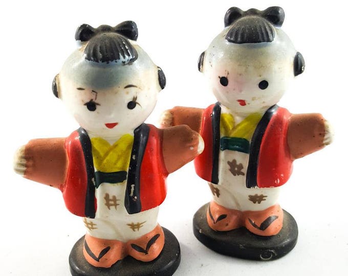 Sweet Little Asian Salt and Pepper Shakers