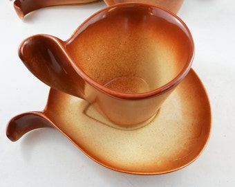 NEW PRICE!!  14 Piece Art Deco Cup and Saucer Set