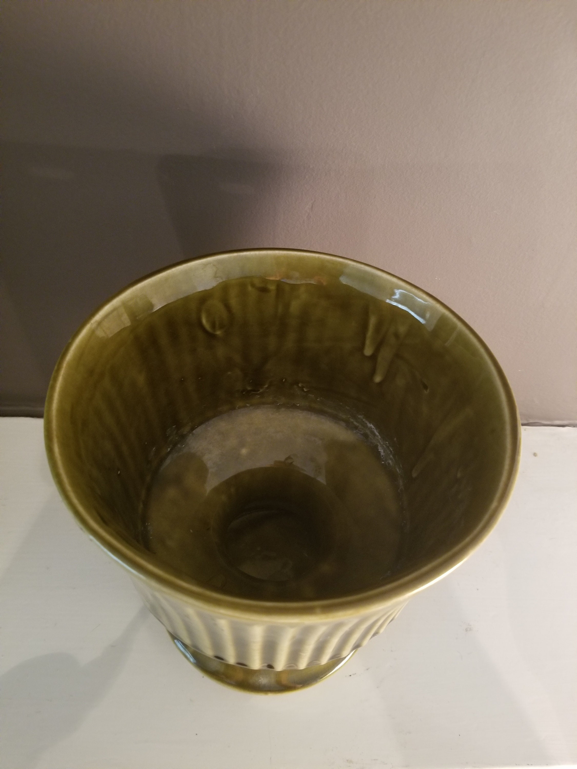 1940S  1960S Mccoy Vase Planter Round - bnjia2s