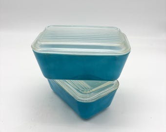 Vintage Pyrex Fridgie, Pyrex Fridge Dish, Blue Pyrex Dish, Vintage Pyrex, Pyrex Bowls, Blue Pyrex, Vintage Pyrex Fridgie, Fridgie
