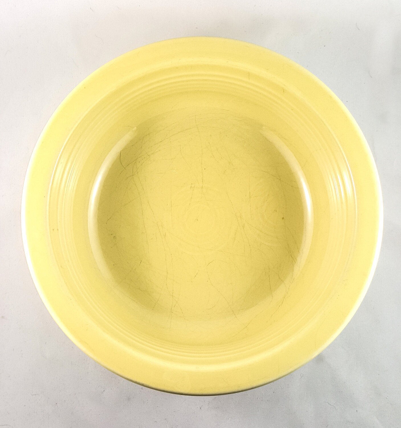 Large Yellow Fiesta Serving Bowl