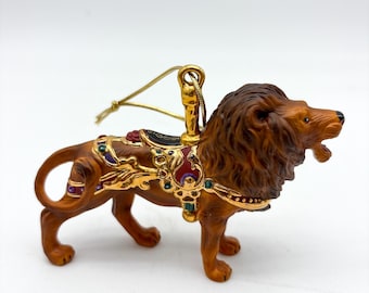 Fabulous Breyer Porcelain Lion Ornament