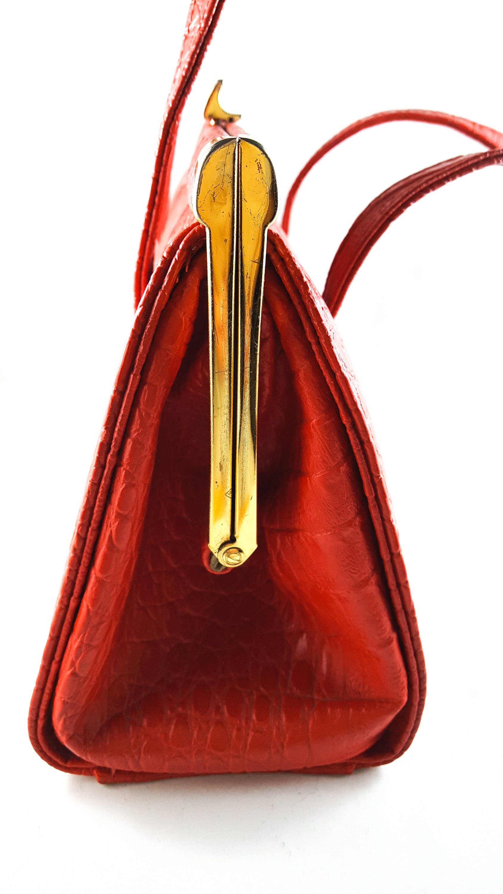 1960's Vintage My Lady Leather Lined Handbag