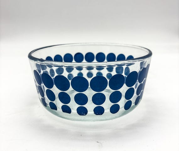 Pyrex 100th Anniversary 1915 Dots 1 QT Clear Vintage Bowl With