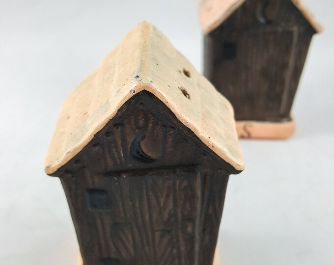 Vintage Outhouse Salt and Pepper Shakers