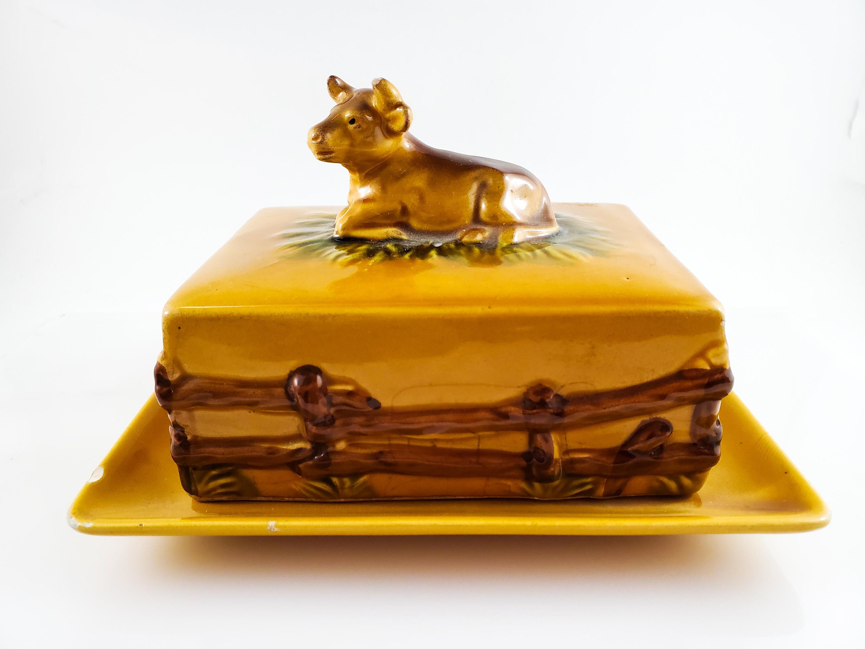 Super Cute Cow Butter Dish