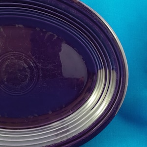Purple/Blue Homer Laughlin Fiesta Ware Serving Platter