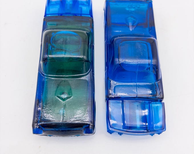 Cobalt Glass Avon Thunderbird  Aftershave Bottle Sets