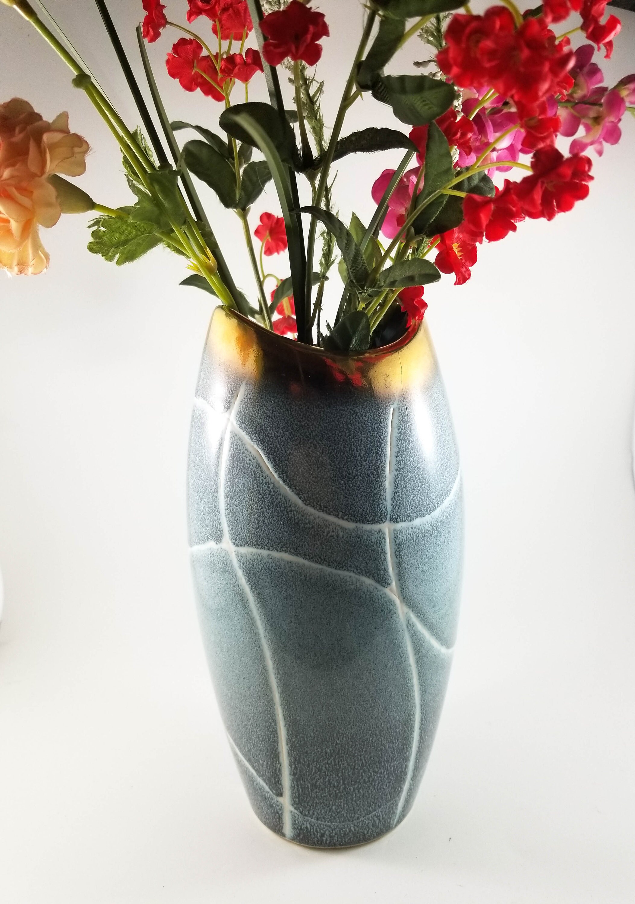 Vintage Mid-Century Modern Vase of West Germany, Beautiful Speckled ...