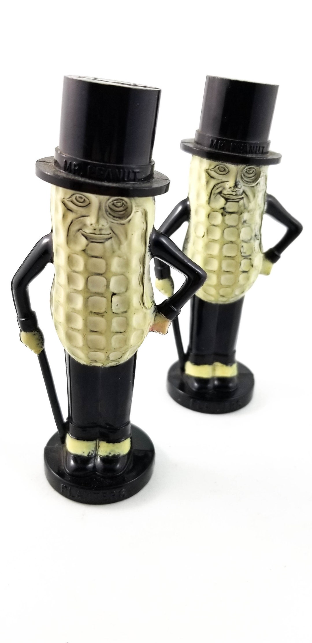 Mr. Peanut Plastic Salt and Pepper Shakers - Etsy