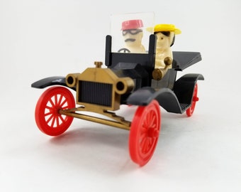 Vintage Novelty Roadster Salt and Pepper Set with couple and Car