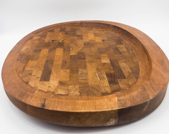 MCM Teak Dansk Carving Board, Extra Large, Stunning Heavy Piece