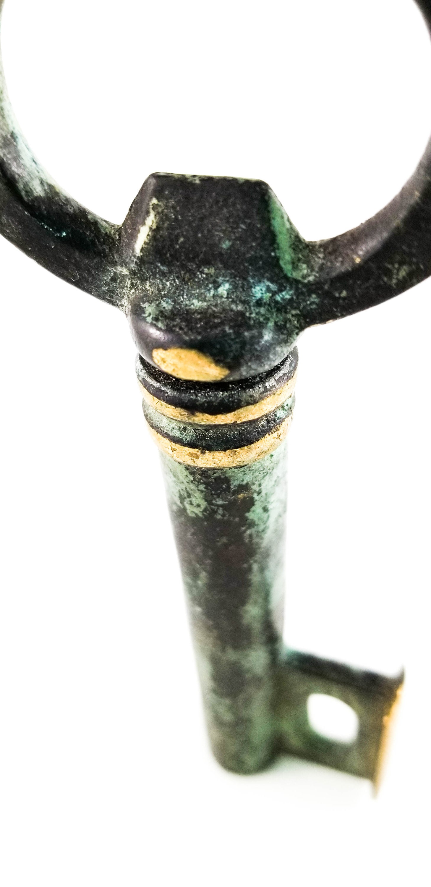 Brass Key Bottle Opener Mid Century Barware, Flip Top Opener