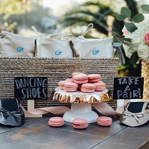 Bulk Ballet Flats: Foldable Wedding Slippers With Tote - Etsy