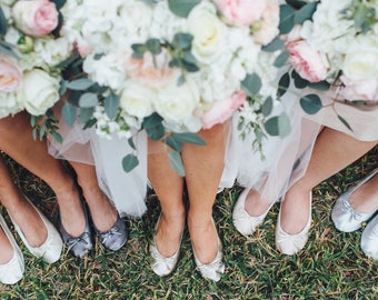 Foldable Ballet Flats bridesmaid gift 