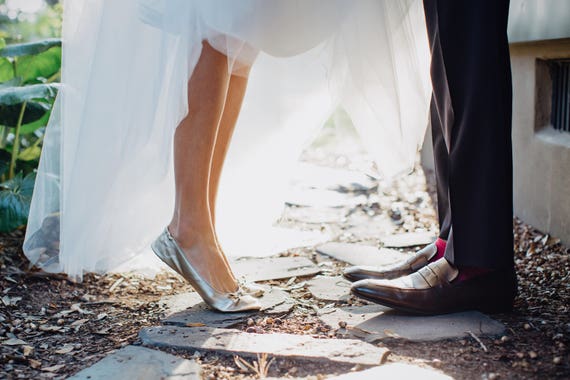 Tilbagetrækning lukke Polering Wedding Flats for Guest & Dancing Ballet Slipper Flats - Etsy