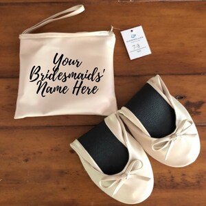 bridesmaid ballet flats