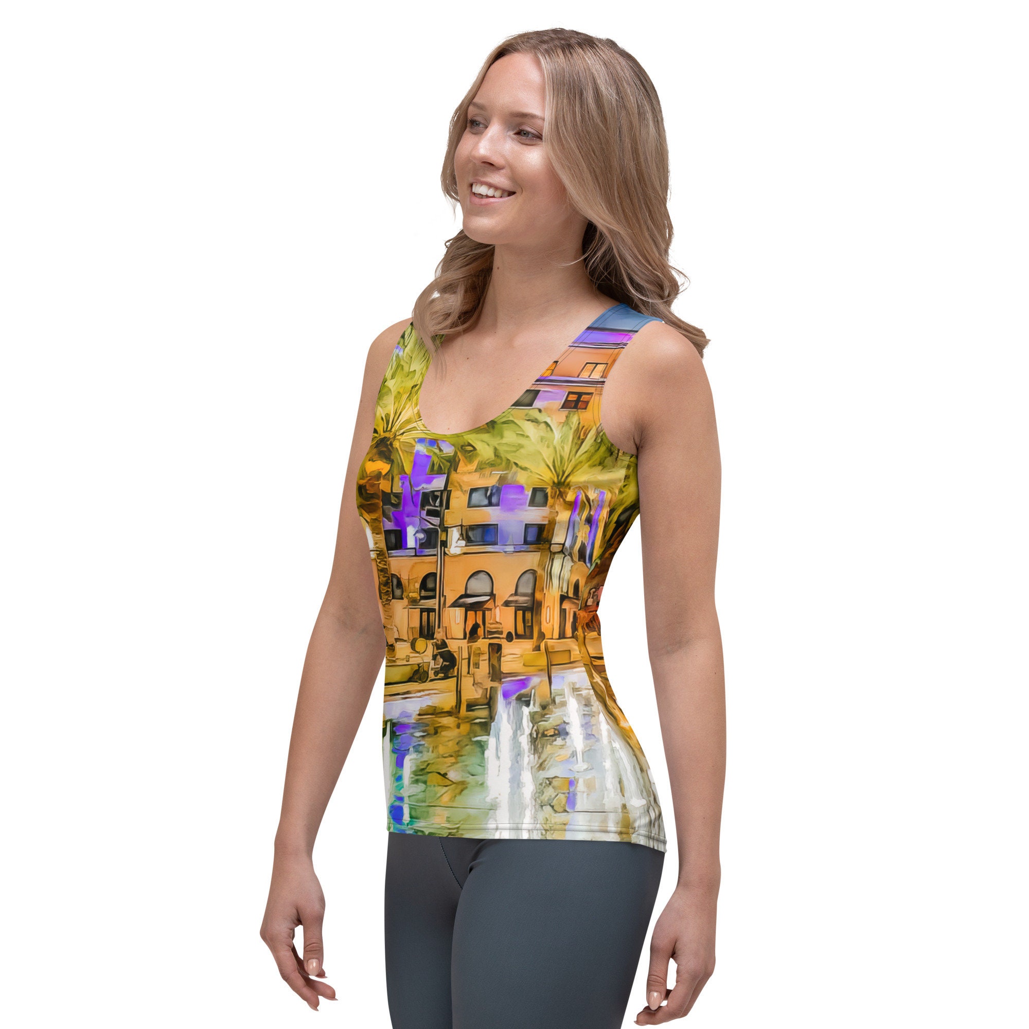 Clematis Street Tank Top Tank Top for Women Gift for Her Gift for