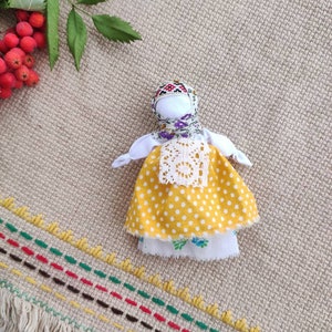 UNIQUE Motanka Doll Handmade, is the protector of home and family.Art doll Ethnic Rag dol,Christmas toy gift,collectible doll,amulet magical