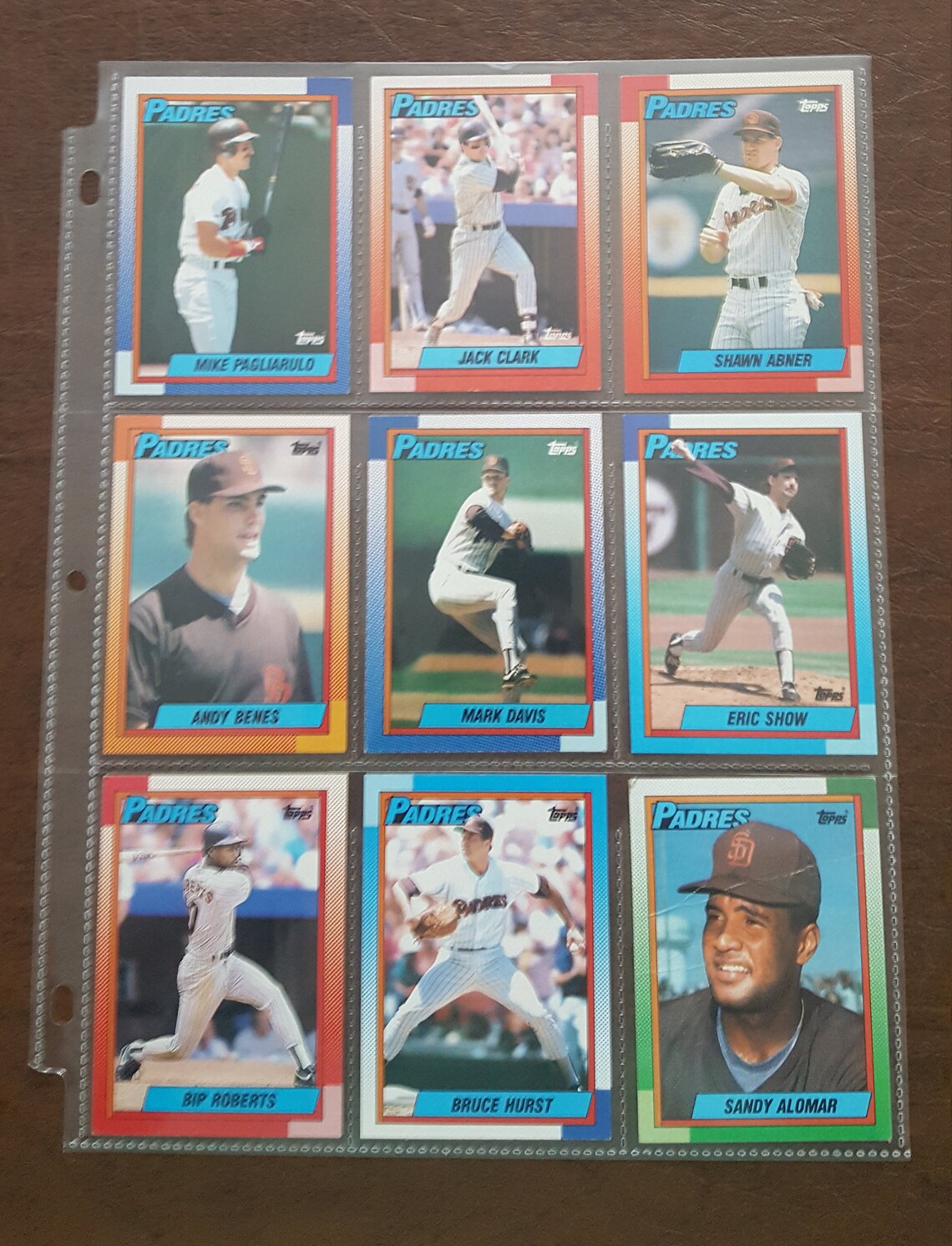 1990 Topps Major Leagues Baseball Cards San Diego Padres Set Etsy