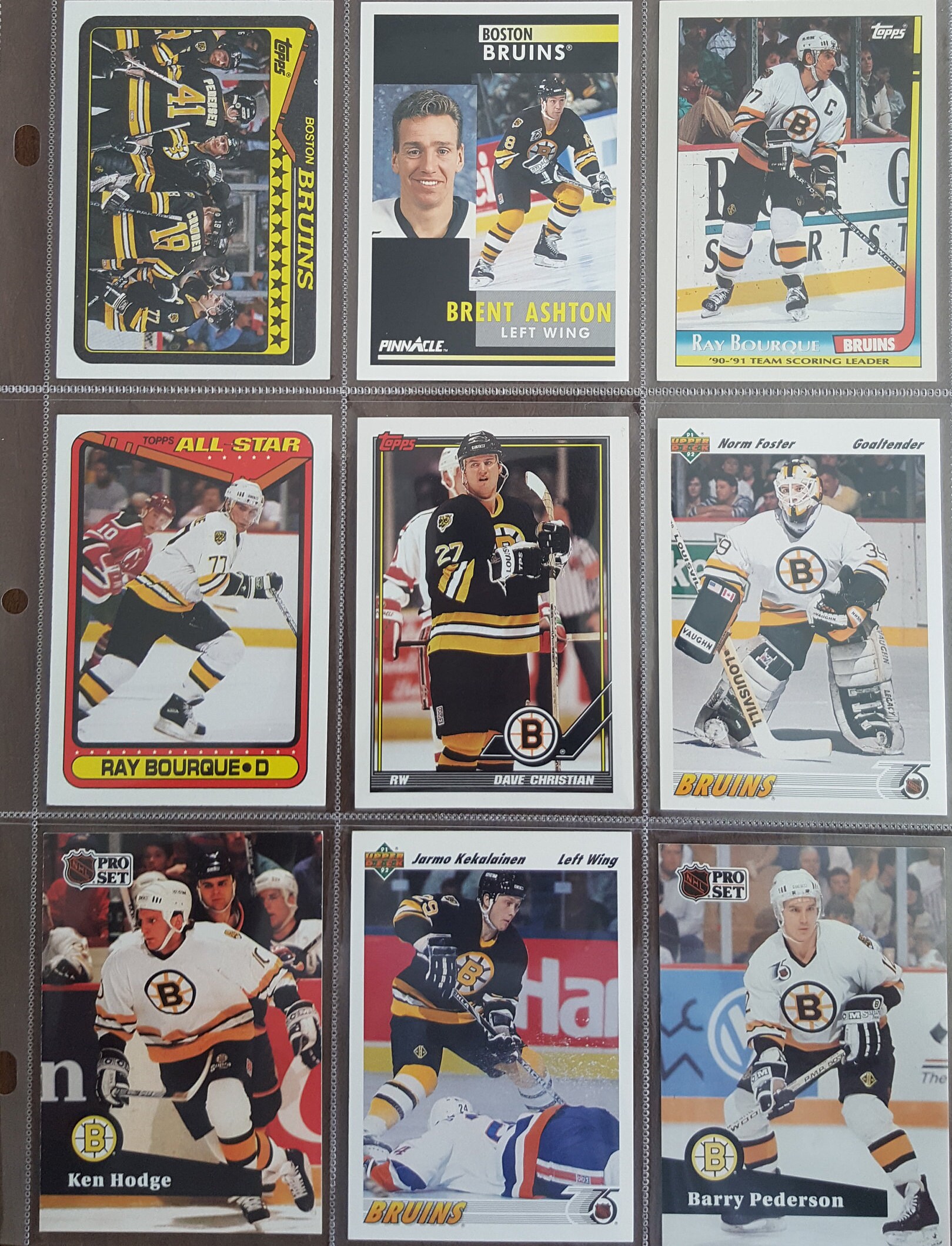Boston Bruins Players Set of 12 Hockey Cards - Etsy