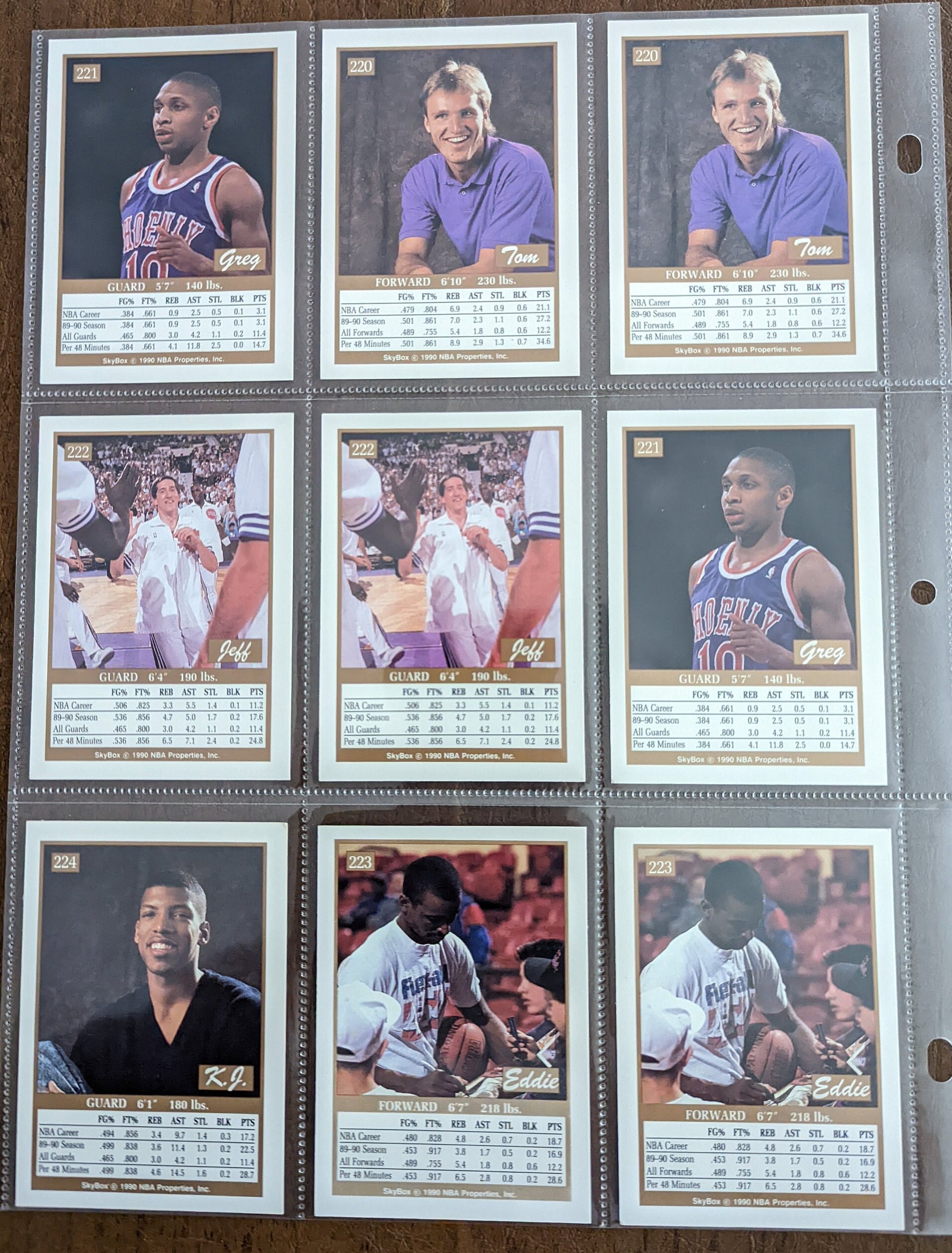 1990 Skybox Phoenix Suns Basketball Cards Set of 25 Etsy