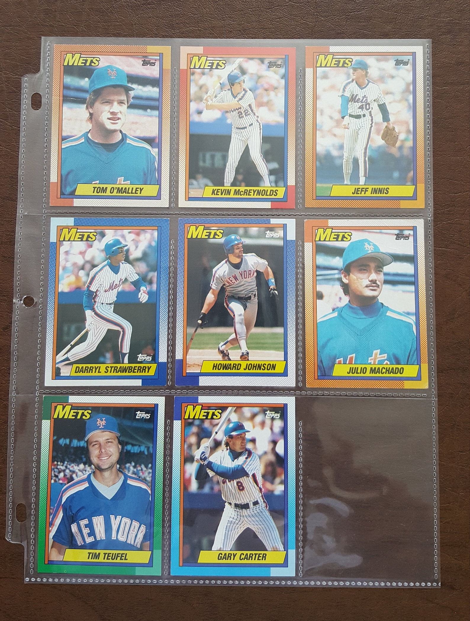 1990 Topps Major Leagues Baseball Cards New York Mets Set of Etsy