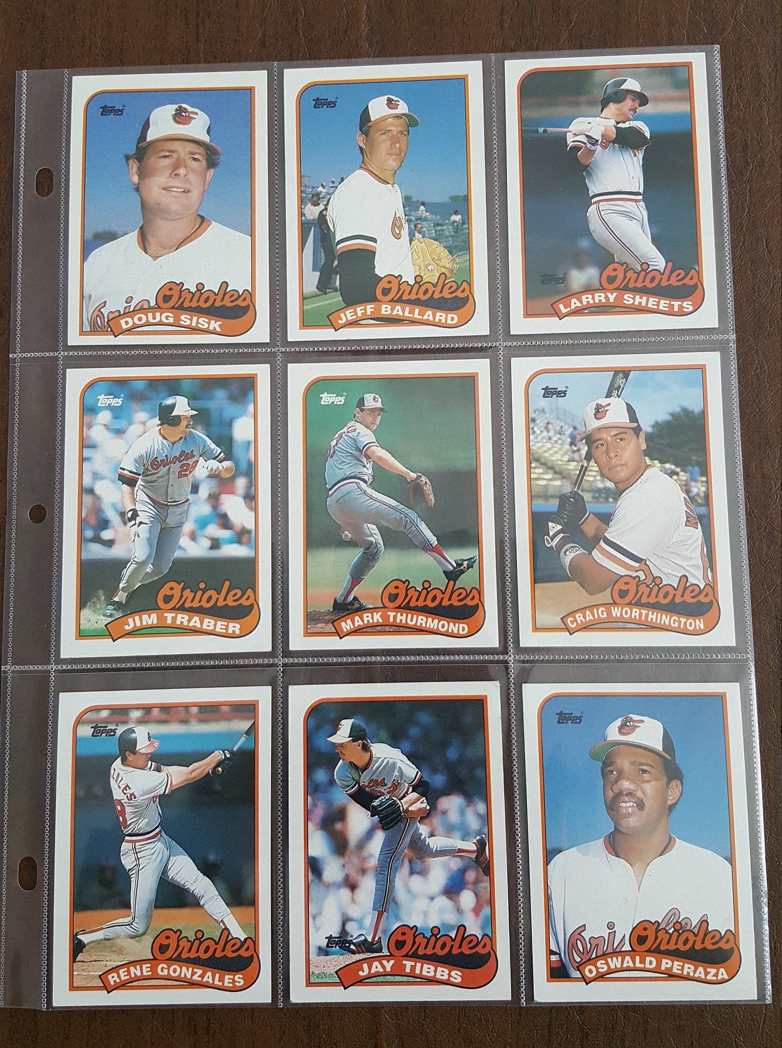 1989 Topps Major Leagues Baseball Cards Baltimore Orioles Set of 22 Etsy