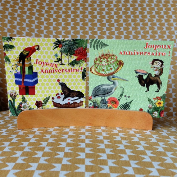 Parrot Birthday Card Or Pelican Envelope Funny Birthday Etsy