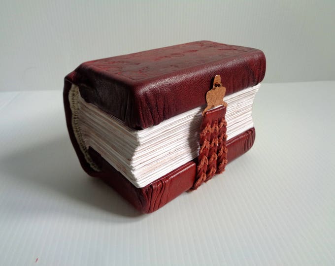 Byzantine Leather Binding small Sketchbook/journal/diary handbound