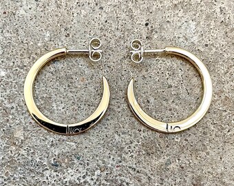 SHIVA MOON Hoops // Earrings